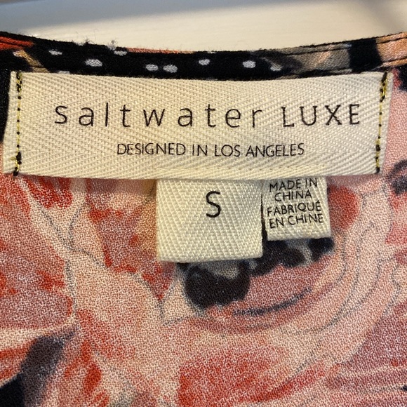 Saltwater Luxe Floral Blouse - Black - Picture 6 of 9
